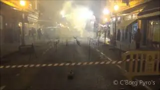 Street Mascleta L'eliana cid - Fallas de Valencia 2014