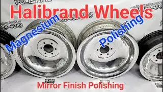 Halibrand Vintage Magnesium Wheels Polishing Services - www.mirrorfinishpolishing.com