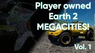 A look at Player owned tiles inside E2V1 - an Earth 2 Community Tribute
