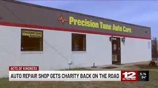 Precision Tune Auto Care помогает благотворительной организации вернуться на дорогу