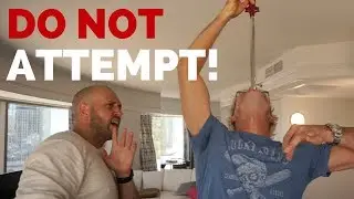 SWORD SWALLOWING ACCIDENT TRICK! (NEVER DO THIS!) featuring Dennis Roady