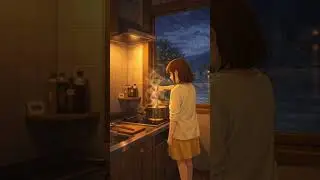 Rain, Light, and Silence #shorts #animeshorts #anime #rain #animeedit #calm #youtubeshorts #vibes