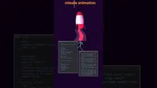 missile animation in html with CSS 