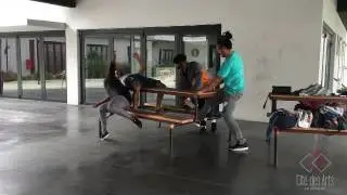 Entra&icirc;nement du groupe Raskalou en vue du Hip Hop Games (mai2016)