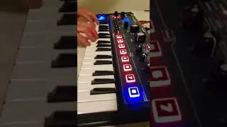 MPC One Piano arpeggio played with Novation MiniNova