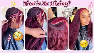 Traditional Sew In Tutorial✨Naturally Leave Out w/ Middle Part | Start To Finish Ft.@UlaHair