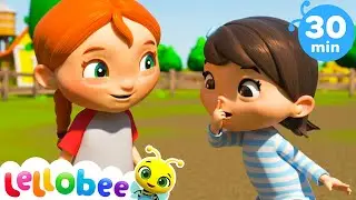 I Got Your Nose Song + More Playtime Songs For Kids | @Lellobee City Farm - Kids Cartoons Songs