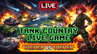 CHAT CONTROLS THE WAR 💥 TYPE YOUR COUNTRY | LIVE TANK BATTLE