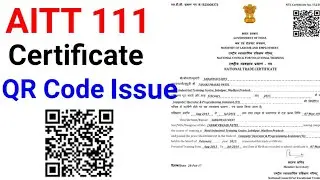AITT 111 Certificate Issue In QR Code