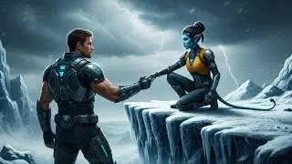 Human Walked an Alien Girl Through the Snow Line—Her Gentle Thanks at the Ridge Stayed With Him