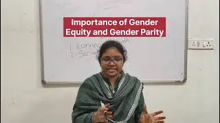 GENDER EQUITY AND GENDER PARITY BY SRAVANI