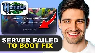 How To Fix Hytale Server Failed to Boot Error