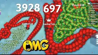 Snake Io To King Most Delicious In Snake.Io Snakeio Gameplay
