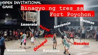 Binagyo ng tres sa Fort Poyohon | Full Game | JJTV vs Kawhi | Open Invitational Game #JJTV