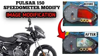 PULSAR 150 Speedometer Image Modification #pulsarmeterwork #pulsarspeedometerrepair #meterrepair