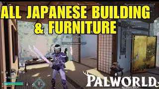 PALWORLD Feybreak  all JAPANESE BUILDING SET and FURNITURE