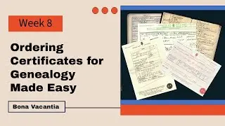 How to Order Certificates for UK Family History Research & Bona Vacantia