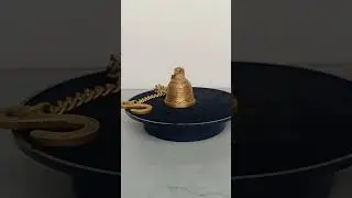 Brass Handcrafted Hanging Bell with Chain