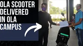 Ola Electric Scooter Delivered  at Ola Campus😱#JoinTheRevolution #ola #olaelectricscooter