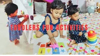 How to keep toddlers busy without screen time | Toddlers fun activities | No screen time
