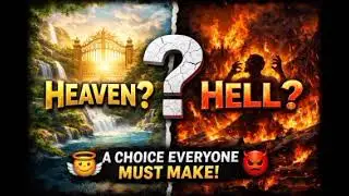 جنت یا جہنم؟ ایک فیصلہ جو ہر انسان کو کرنا ہے | دل ہلا دینے والی حقیقت#IslamicReminder#HeavenOrHell