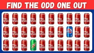 Find the ODD One Out - Food Edition 🍔🍟🍦 | Easy, Medium, Hard, Impossible
