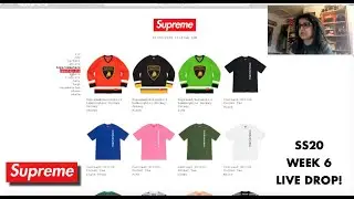 SUPREME SS20 WEEK 6 LIVE DROP *NOT COP - LAMBORGHINI DROP