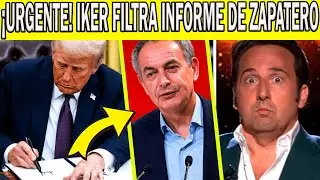 &iexcl;URGENTE! FILTRAN GRAVE INFORME DE ZAPATERO EN ESTADOS UNIDOS CON IKER JIM&Eacute;NEZ EN HORIZONTE