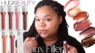 Блеск для губ HUDA BEAUTY FAUX FILLER EXTRA SHINE | Я купила всю коллекцию