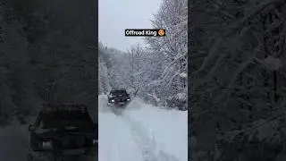 No other SUV can beat this 4&times;4 beast in heavy snowfall. #suvchallenge #beast #4x4 #jeep #offroad #yt