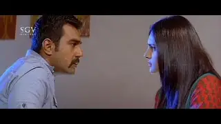 Chiranjeevi Sarja and Ramya Romantic Scene | Thilak | Dandam Dashagunam Kannada Movie