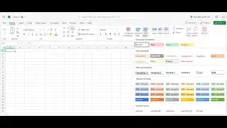 Excel cours  4 part 1 : Un peu plus loin dans la manipulation des cellules (le ruban)