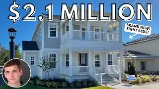 New $2 Million Luxury Home w/ 8 Beds in Celebration, Florida - Island Village Community Near Disney