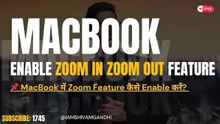 How To Use Zoom On Macbook | How To Use Your Mac Trackpad | Shivam Gandhi