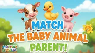 👶 Baby Animals Quiz! Learn & Match Animal Parents and Babies (Fun Educational Game for Kids)
