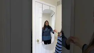 The best over the door mirror and jewelry organizer ! #shorts #shortsvideo #organizer #bedroom