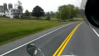 Driving through maryland countryside