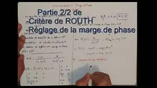 Automatique : Réglage de la Marge de phase 