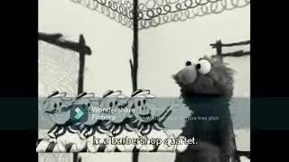Elmo's World Counting Question Singing Barbershop Quartet Pigs High Pitch B&W Film #elmosworld