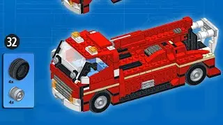 Lego fire truck instructions