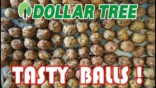 $1.00 Dollar Tree Tasty Balls! - What Are We Eating?? - THE WOLFE PIT