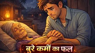 बुरे कर्मों का फल 😢 | Jaisi karni waisi Bharni | Hindi Cartoon Story |  Hindi Moral story