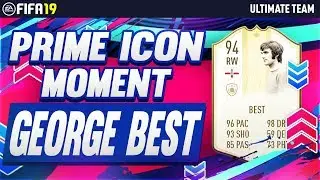 Is 94 GEORGE BEST Worth It? (Prime Icon Moments George Best) | FIFA 19 ULTIMATE TEAM