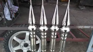 Motorcycle Antenna 304 Stainless - Creative*Skills