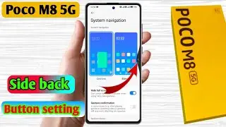 poco m8 5g side back button,poco m8 5g side back setting 
