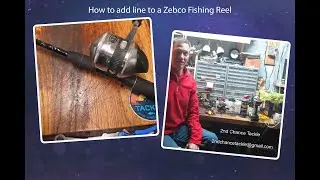Как добавить леску в рыболовную катушку Zebco Closed Face. Пример: Модель 33.