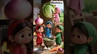 Tiny Village Girls Make GIANT Momos 🥟😂 | Mini Chef Fun