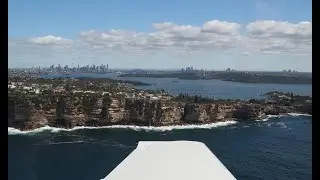 Flying the southeast Australian coast in my light plane