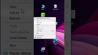 Arrange desktop icons 