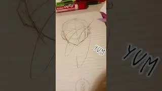 _POV_ me drawing a head thinking it looks good till i draw the other side 🙂. #art #og?